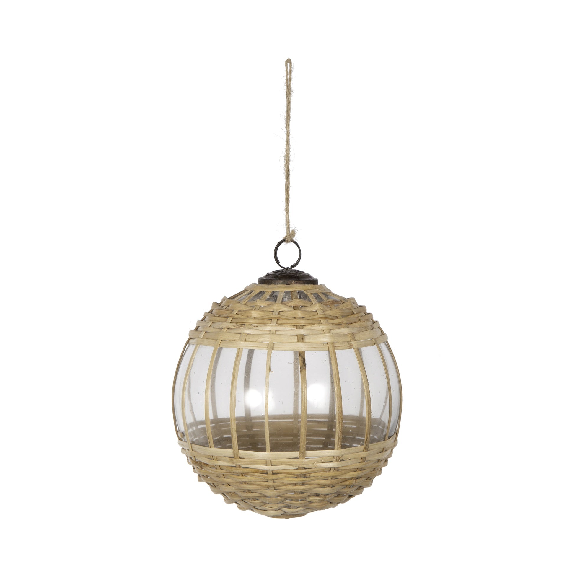 D5" X-Mas Hanging Ornament, Decorative Hanging Ball Christmas Tree Ornaments for Holiday Party Decorations, Set of 2
