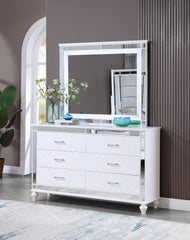 Livorno G02790-M Mirror , Silver Champagne