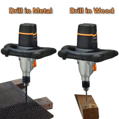 Mixer 13A Single Paddle Concrete Mortar Mixer, 5/8" Keyed Chuck, Soft Start, Come w/100mm Large Spiral Mixing Paddle