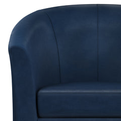 Austin - Tub Chair - Distressed Dark Blue