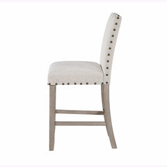 MARIAN WHITE BAR STOOL  (KIT OF 2)