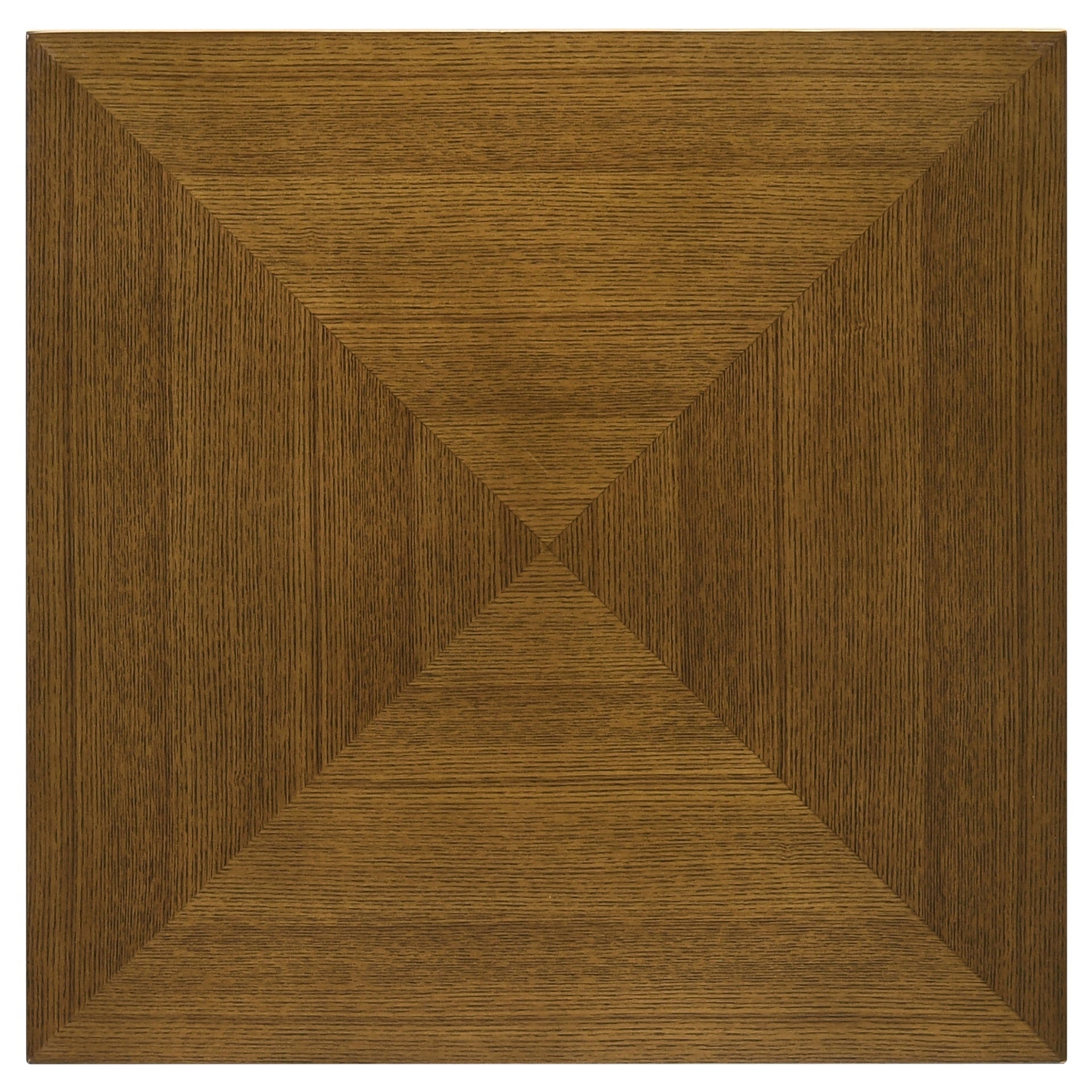Hayward Walnut Brown Square Wood Side End Table