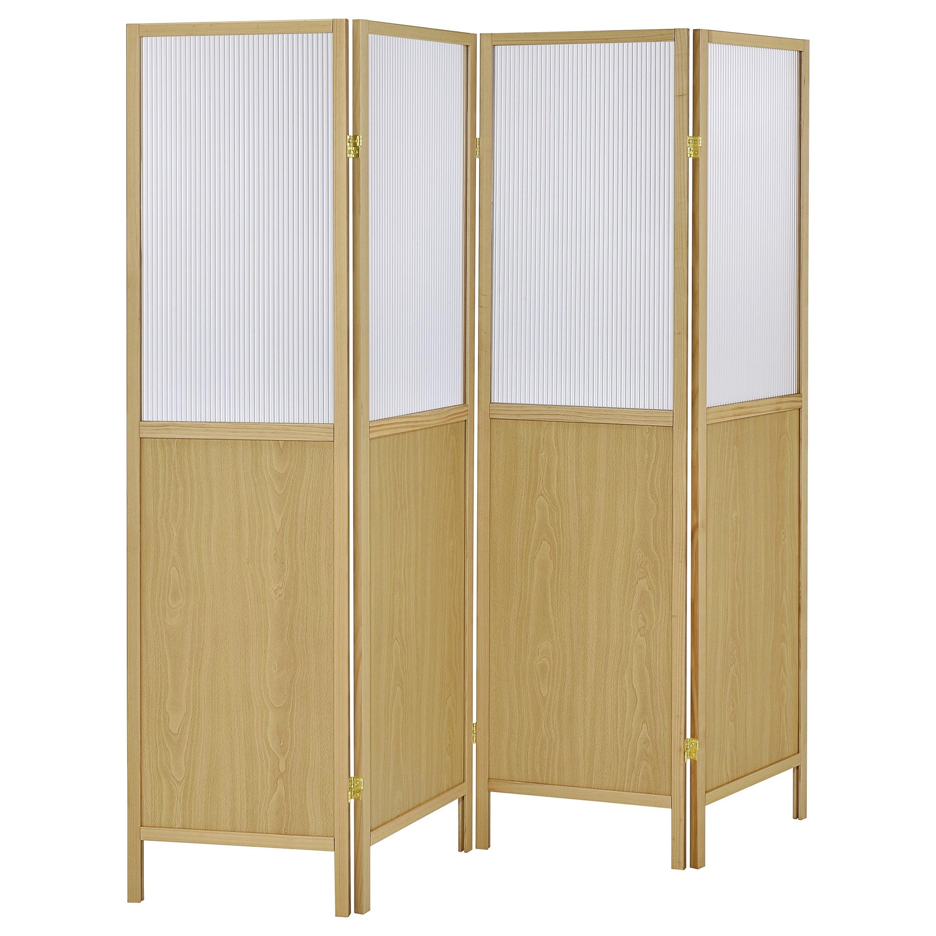 Florentin Natural 4-Panel Room Divider Folding Shoji Screen