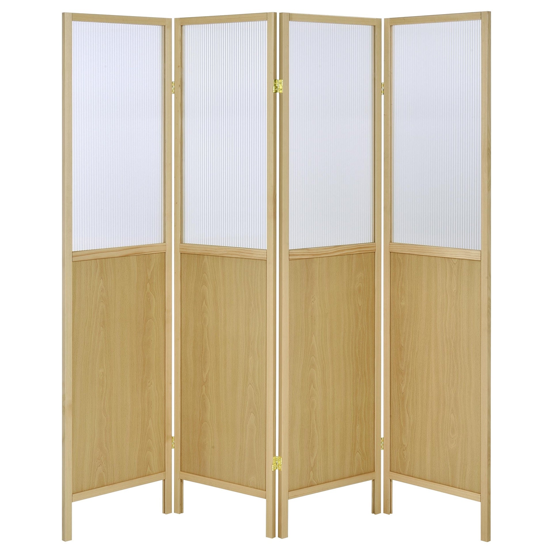 Florentin Natural 4-Panel Room Divider Folding Shoji Screen