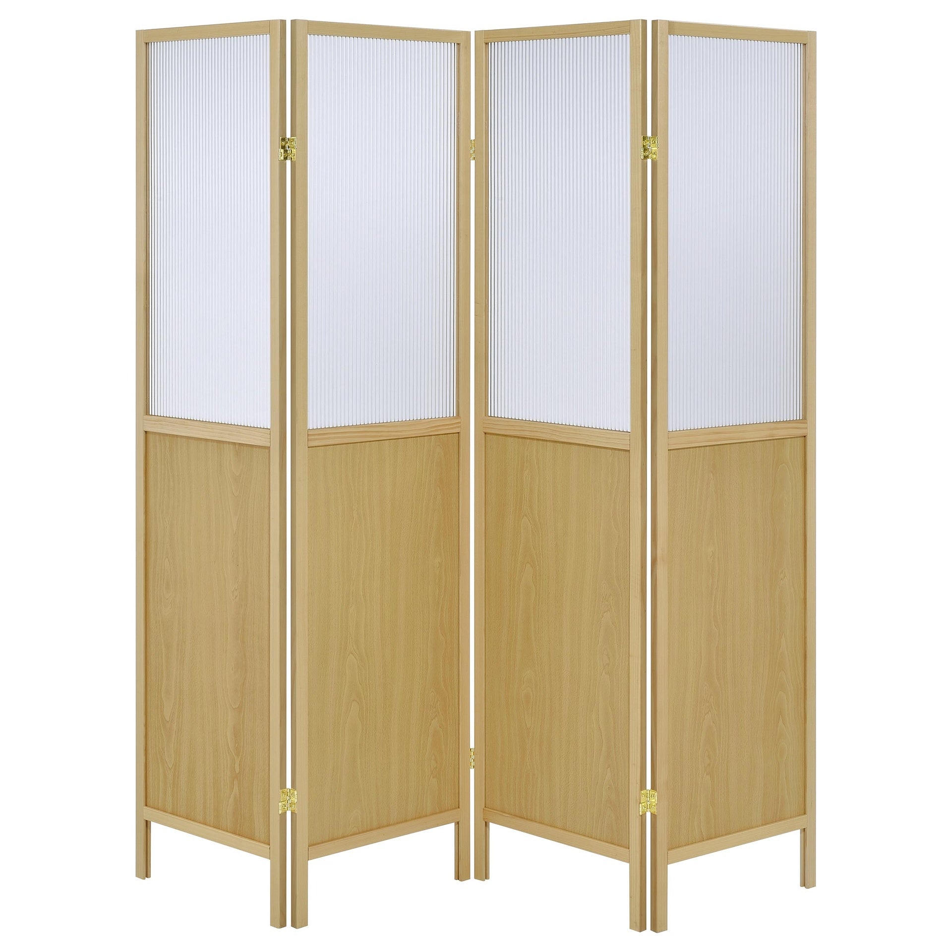 Florentin Natural 4-Panel Room Divider Folding Shoji Screen