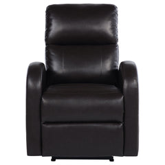 Meglia Brown Upholstered Power Recliner Chair