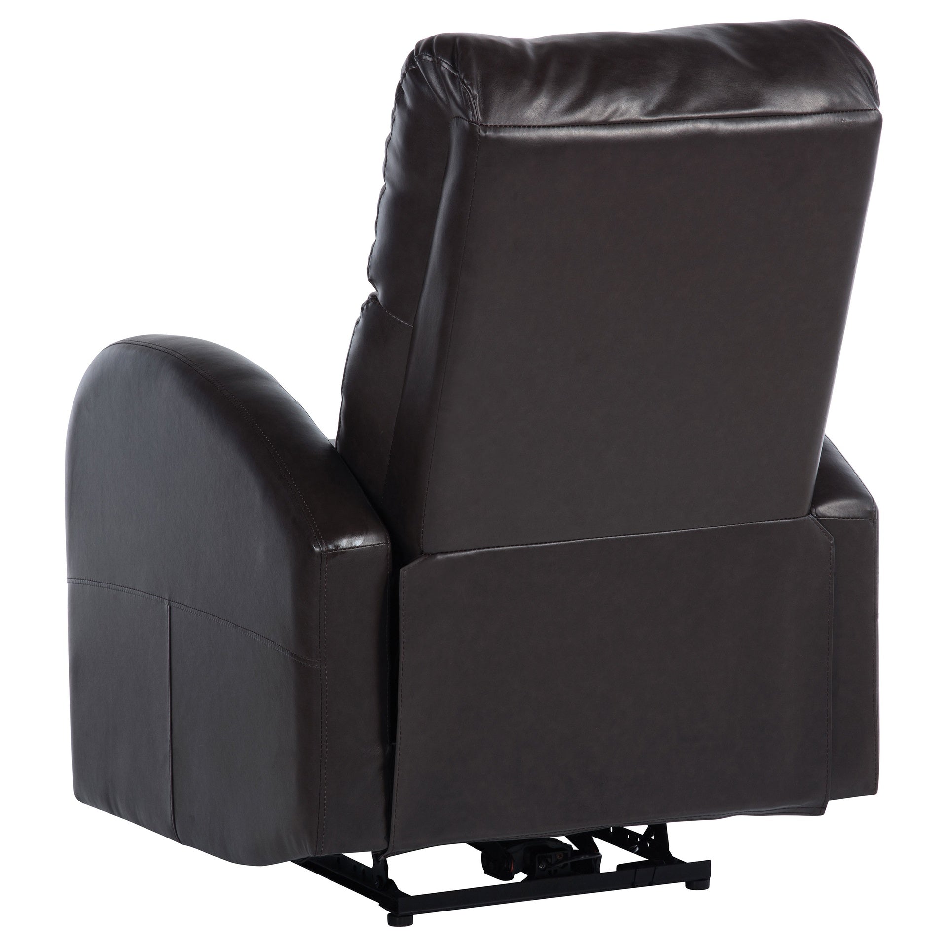 Meglia Brown Upholstered Power Recliner Chair