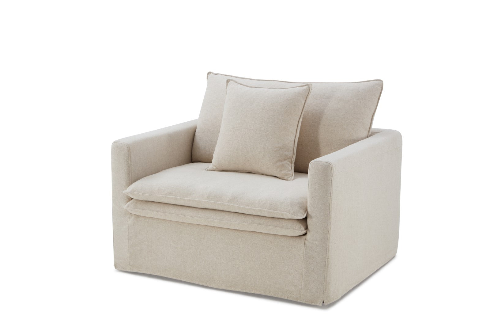 1p Chair taupe Finish Narrow Arms Wooden Legs Welt Trim Traditional Style Primary Living Space