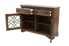 Traditional Style Oak Finish 1pc Server Drawers Storage Cabinet Wooden Furniture Dining Room Furniture