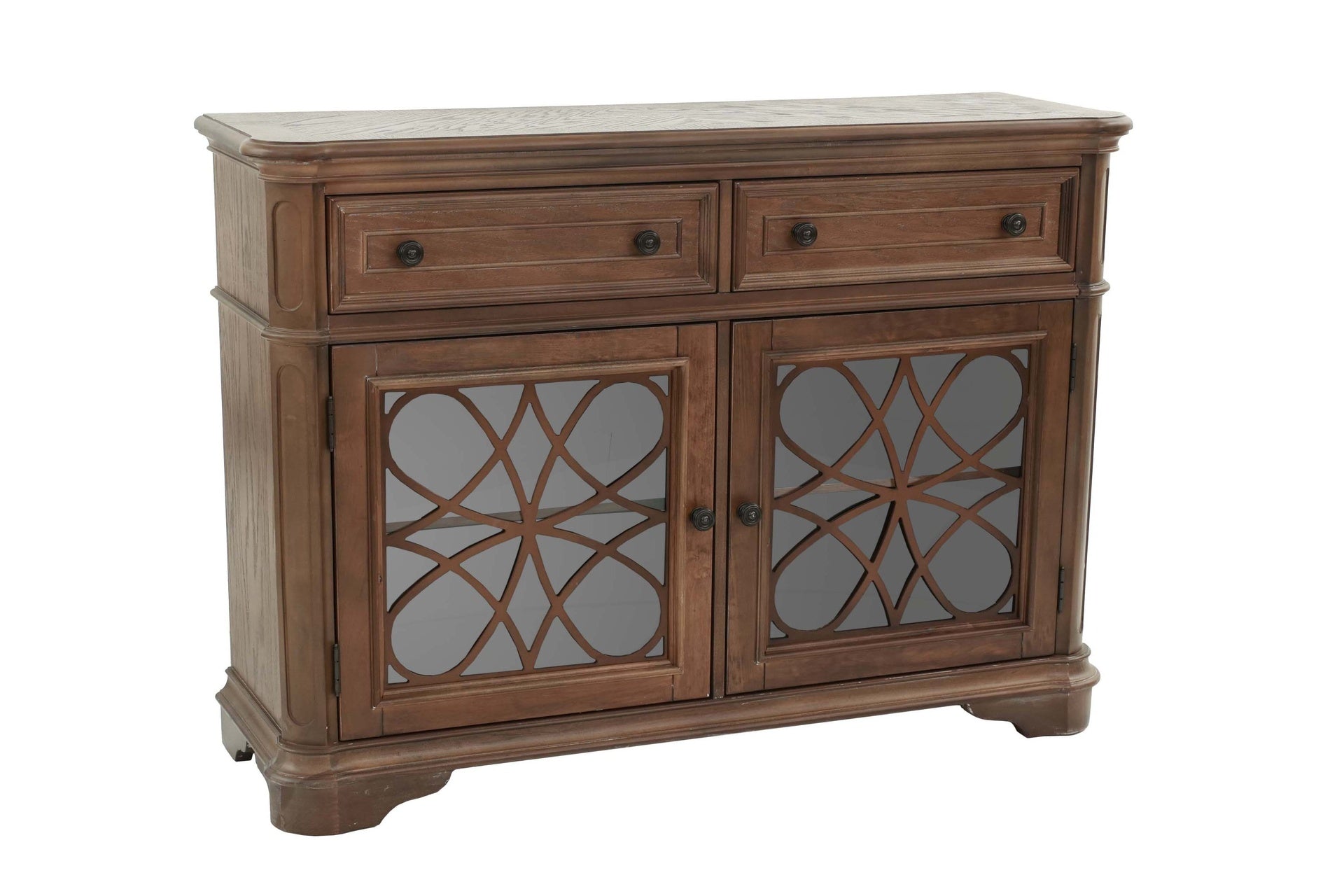 Traditional Style Oak Finish 1pc Server Drawers Storage Cabinet Wooden Furniture Dining Room Furniture