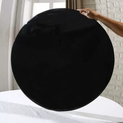Black Painting Tempered Glass Top 39.3 INCH Rouund Glass Table Top 3/8 INCH Thickness