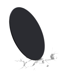 Black Painting Tempered Glass Top 39.3 INCH Rouund Glass Table Top 3/8 INCH Thickness