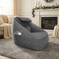 One Size Cloud ergonomic couch,Charcoal