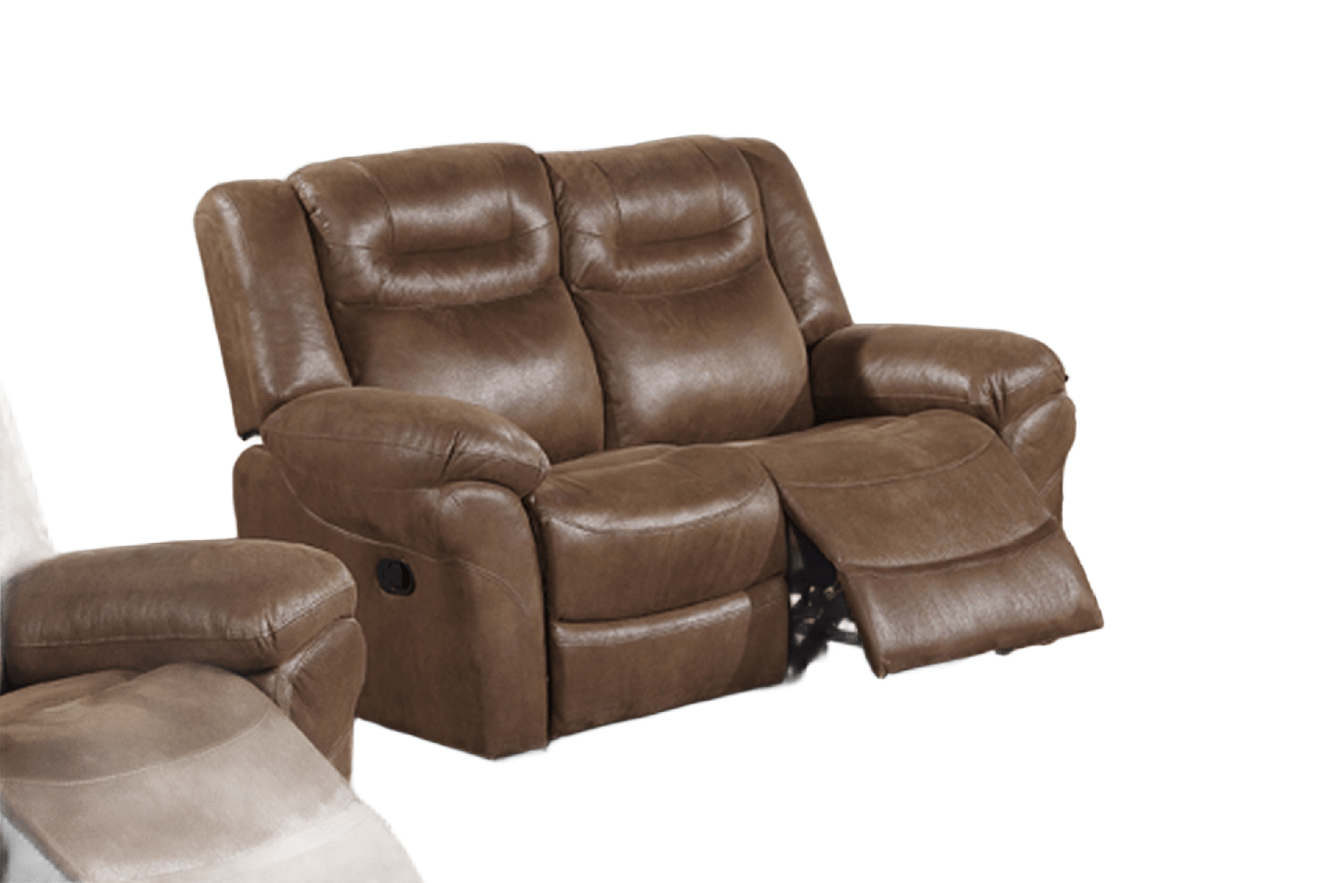 Modern Style 1pc Power Reclining Loveseat Built In USB Port Fully Upholstered Pillow Arms And Headrest Brown Finish Primary Living Room Furniture