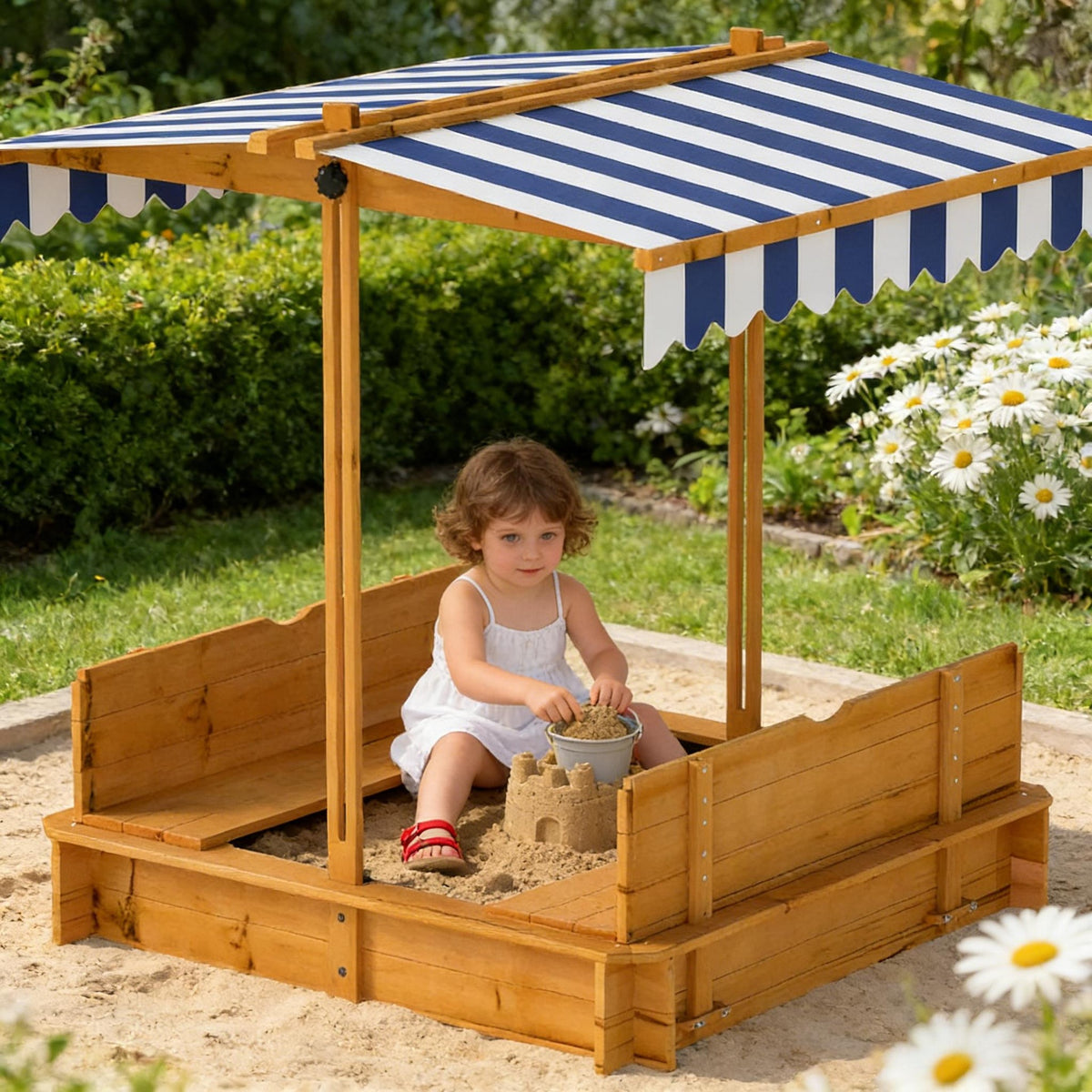 Kids Sand Box,Wooden Sandbox