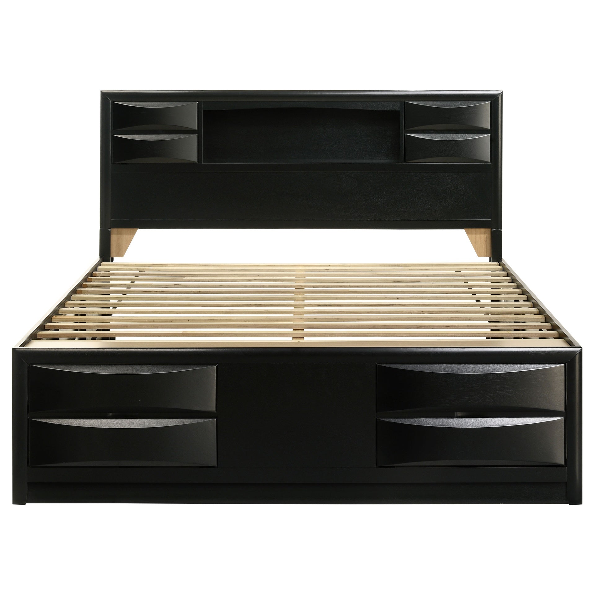 Jazz Black Eastern King Storage Bed