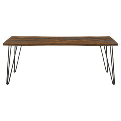 Neve Grey Sheesham Live Edge Dining Table