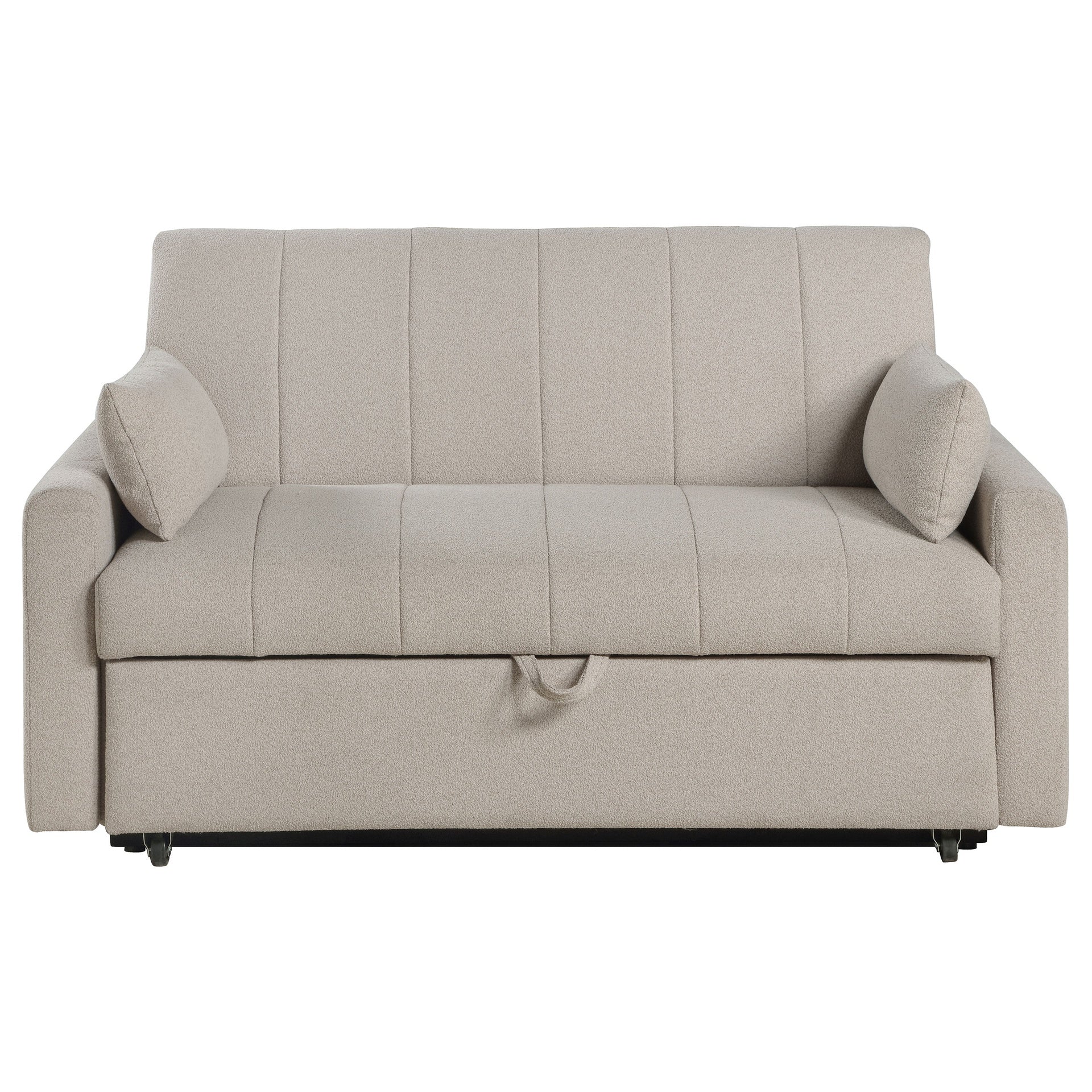 Westwind Latte Upholstered Sleeper Sofa Bed