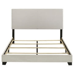 Efram Cream Upholstered Queen Bed