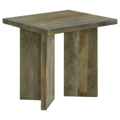 Donovan Mango Brown Square Solid Wood End Table