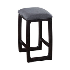 Weathered Espresso and Grey Counter Height Stool