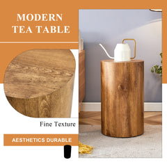The cylindrical table with its patterned design can be easily integrated into a variety of interior styles, from coffee tables to small dining tables, workbenches or makeshift writing desks.