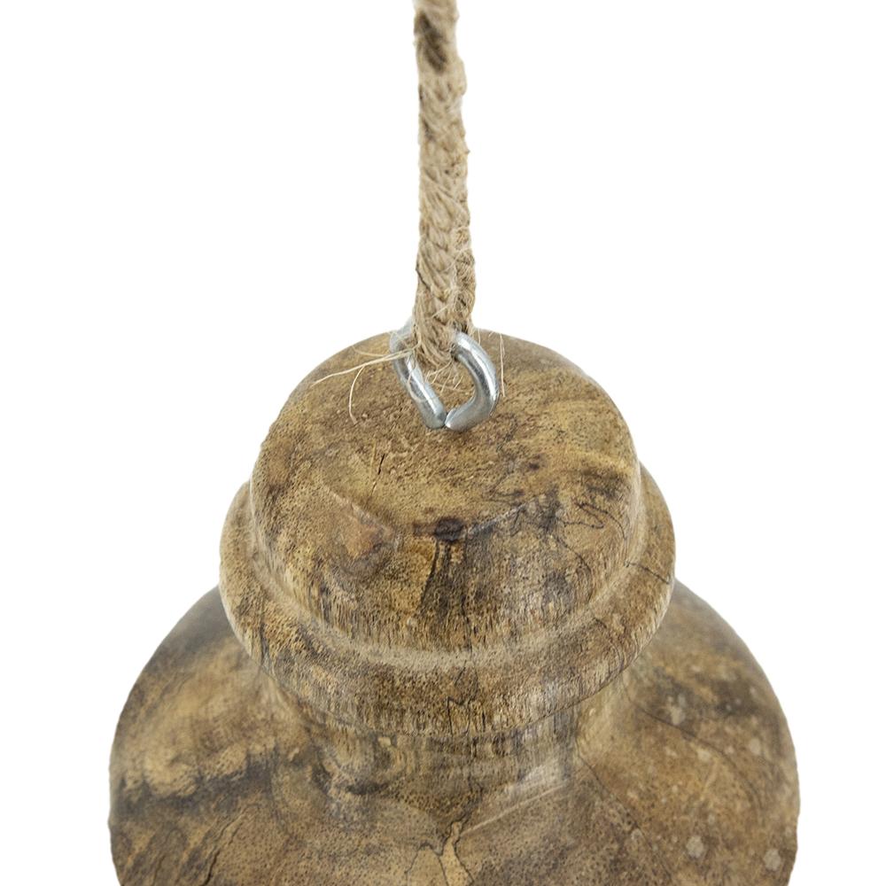 D3.1x3.5" Wooden Hanging Ornaments, Hanging Home Decor Accents for Christmas Tree, Holiday Display, Set of 8