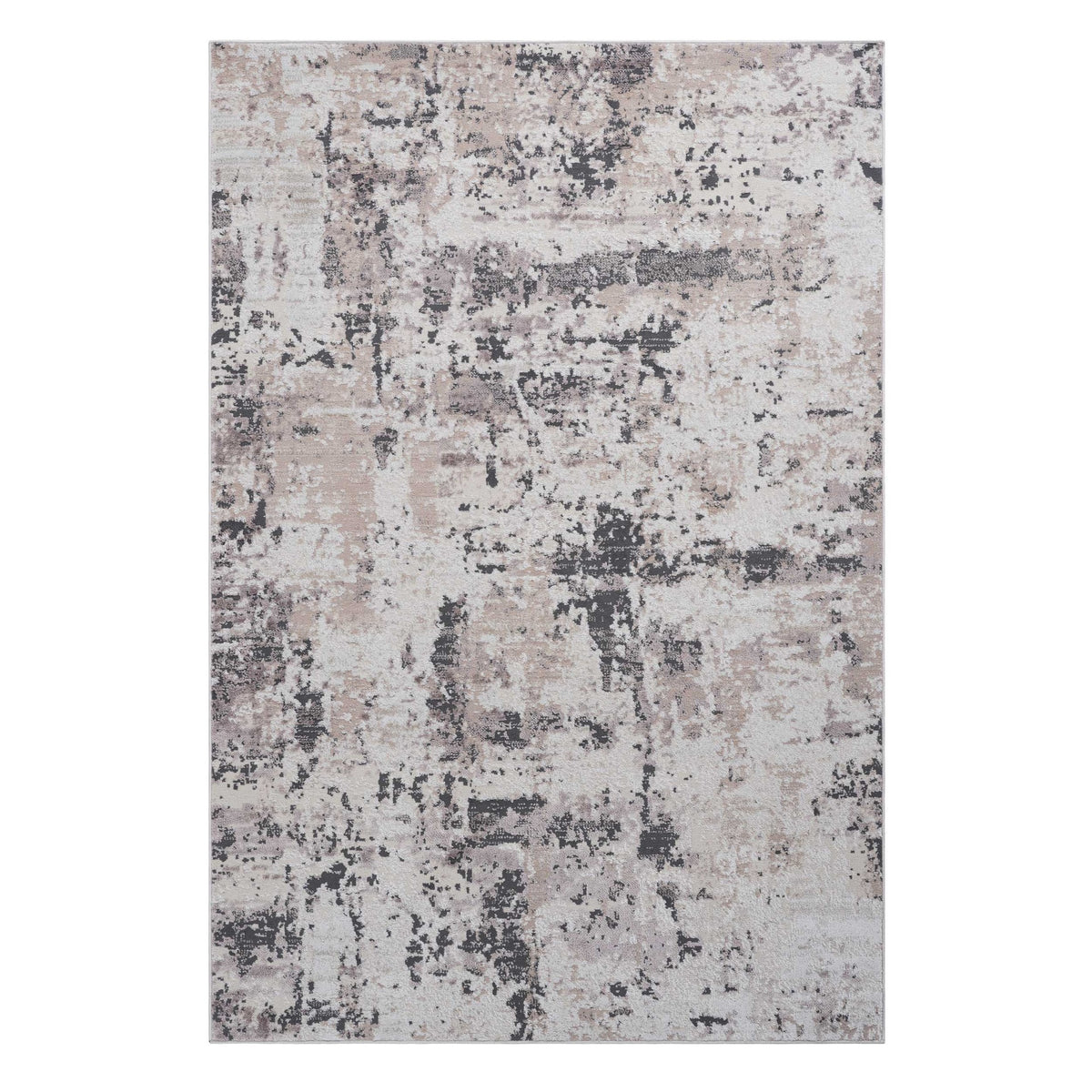 PAYAS Collection 5X7 Cream / Brown / Abstract Area Rug