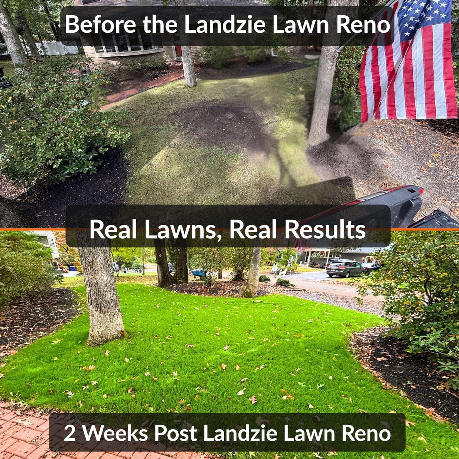 The Original 24 Inch Compost and Peat Moss Spreader Roller - Top Soil, Sand, Manure, Mulch, Top Dressing Lawn and Garden Spreader