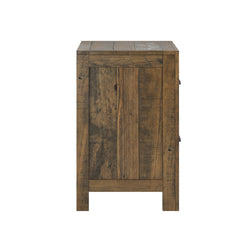 Brown 2-Drawer Nightstand
