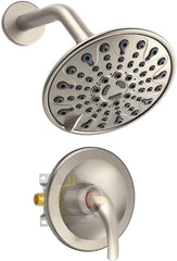 Single Handle 6-functions Shower Head Set (Valve Included)