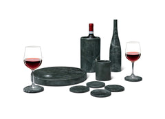 Green natural marble dining room accessories set, natural stone, luxury 10 pcs set, genuine marble, real marble