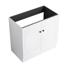 36" Freestanding Bathroom Vanity  & 2 Soft-Close Cabinet Doors (KD-Packing)-Excluding Sink