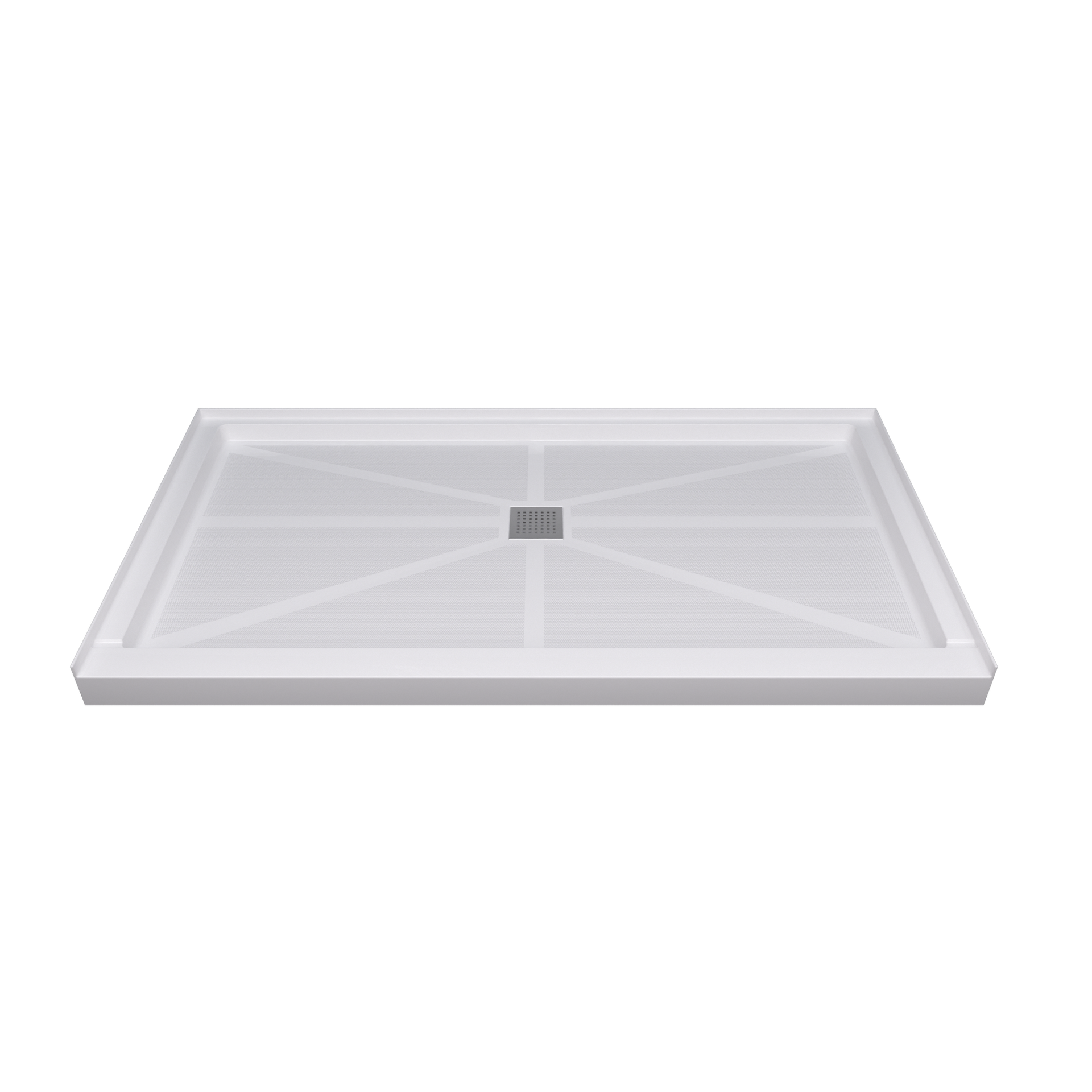 Glasstone shower base SMC solid white finish 6034
