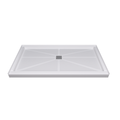 Glasstone shower base SMC solid white finish 6034