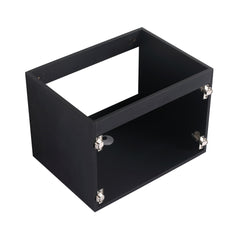 24'' Floating Wall-Mounted Bathroom Vanity & Soft-Close Hinge(Only Vanity and Basin, without Door Plank)
