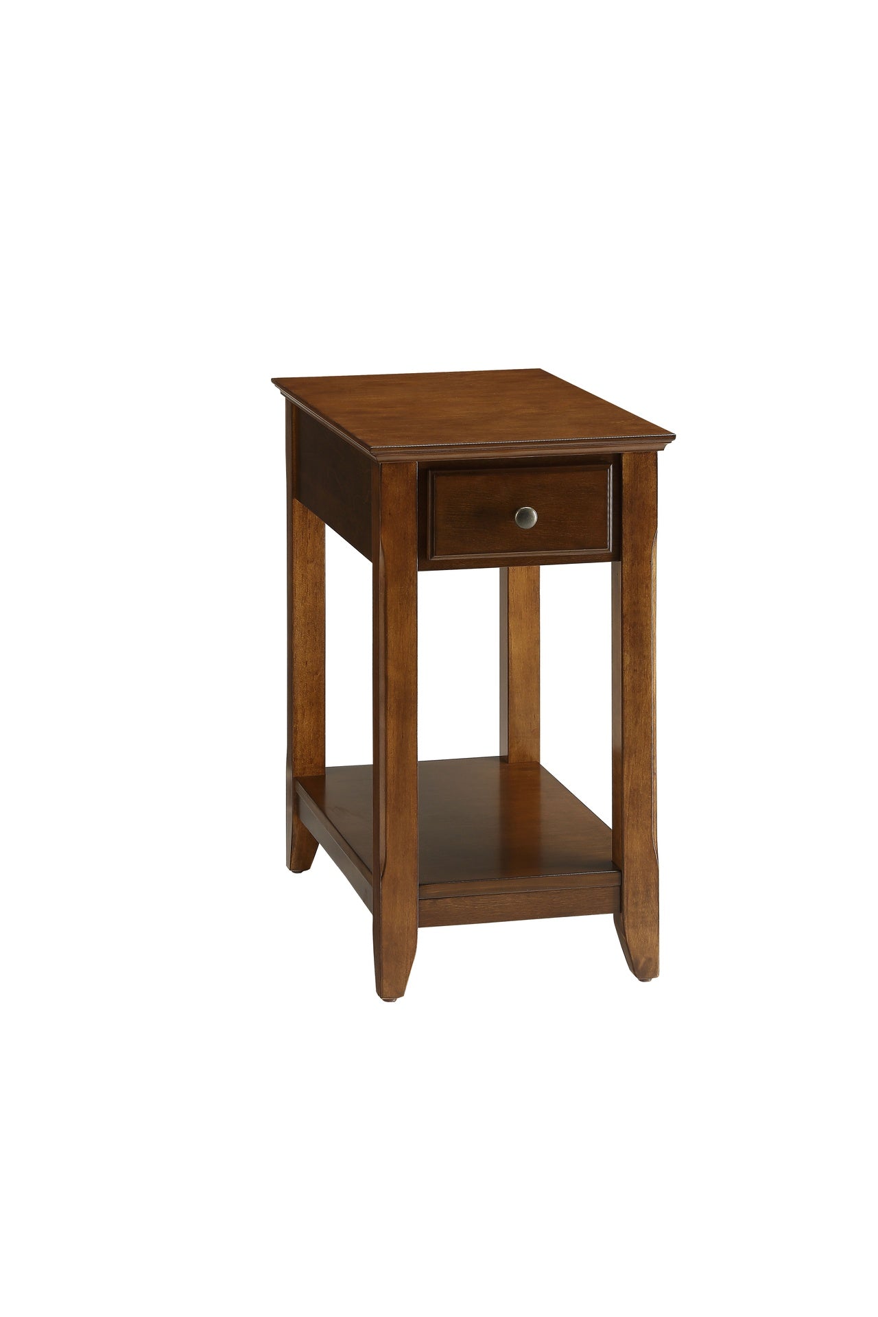 Bertie Walnut Finish Accent Table