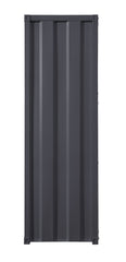 Gunmetal 1-Door Wardrobe with Container Lock
