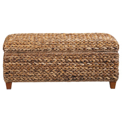 Amber Woven Banana Leaf Storage Trunk