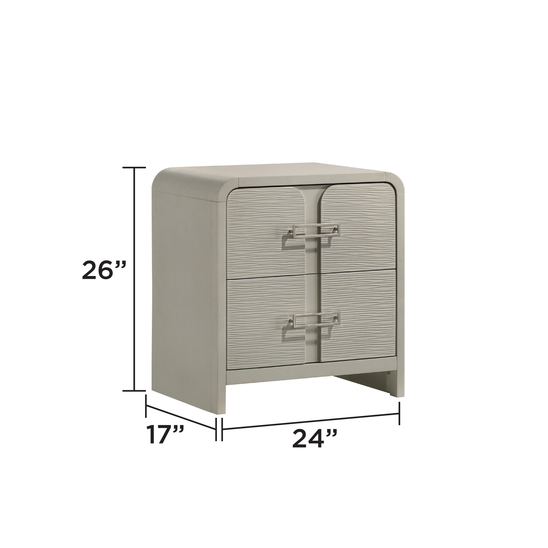 Aria Contemporary Queen 5PC Bedroom Set Modern Storage Bed with Ball Bearing Glide Drawers in Beige