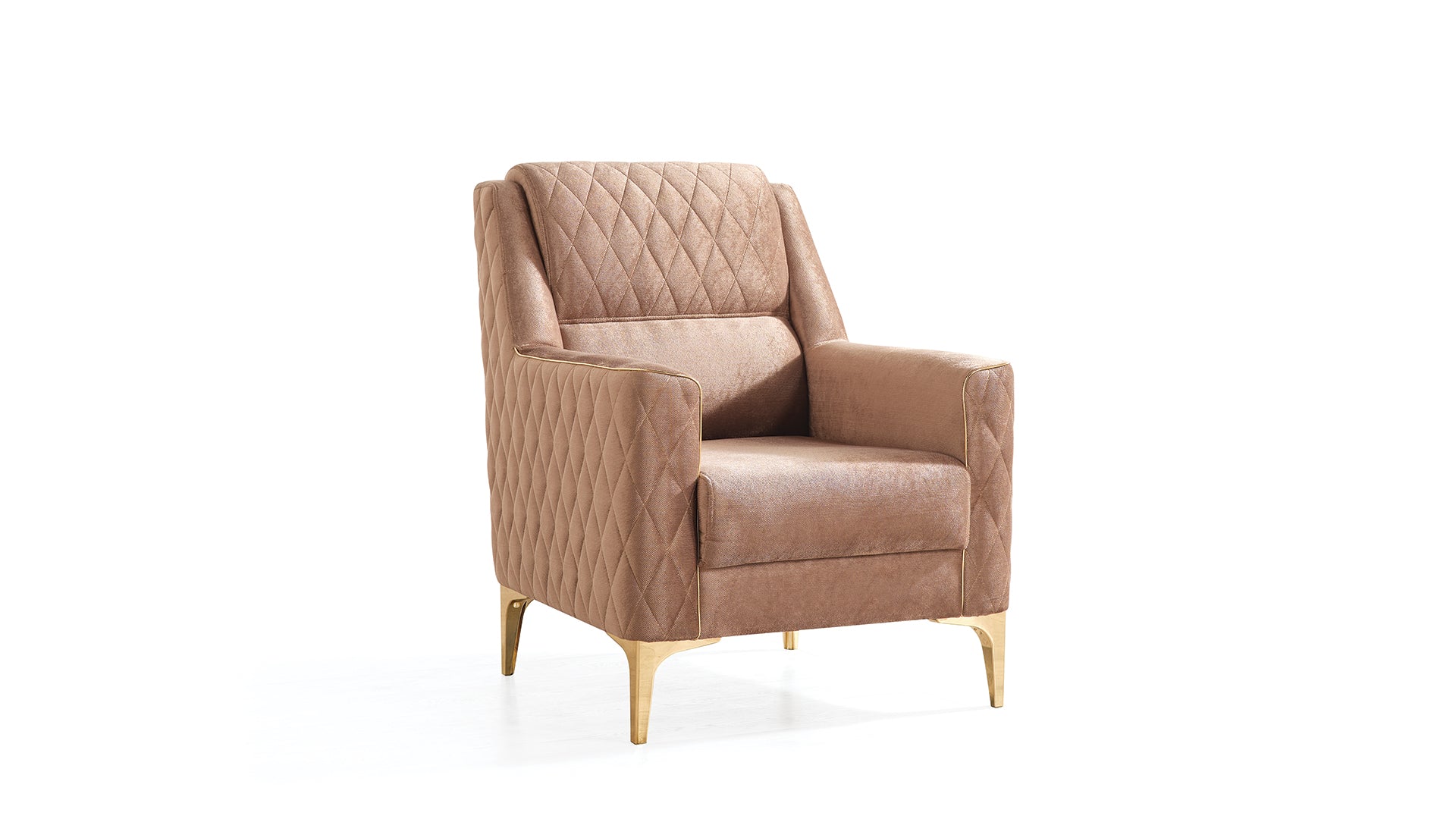 Luna Modern Style Chair in Copper      same asG150109225  (NJ inventory)