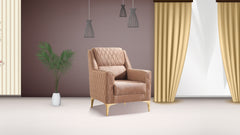 Luna Modern Style Chair in Copper      same asG150109225  (NJ inventory)