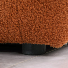64.98 length ,35.83" deepth ,human body structure for USA people,  marshmallow sofa,boucle sofa ,2  seater,  LIGHT BROWN BOUCLE