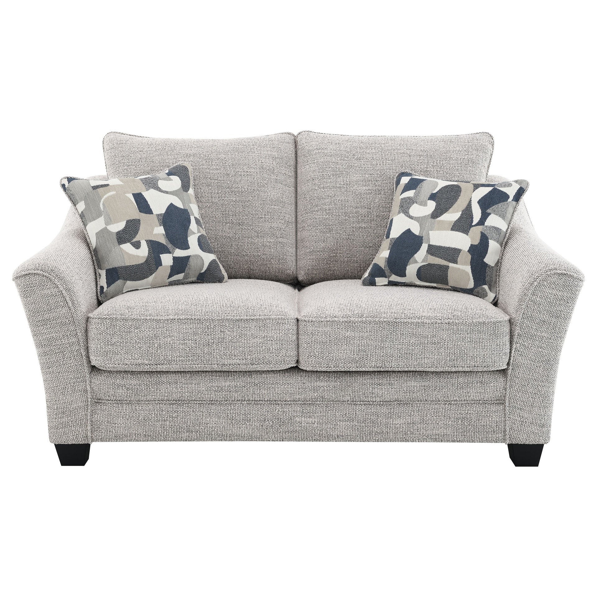 Lido Light Grey Upholstered Loveseat