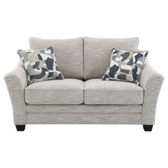 Lido Light Grey Upholstered Loveseat