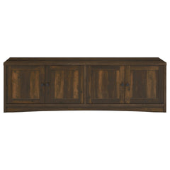 Lunetta Dark Pine 4-door Engineered Wood TV Stand