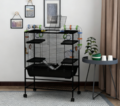 Small Animal Cage for Syrian Hamster, Gerbil Cage with Tubing System