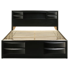 Jazz Black California King Storage Bed
