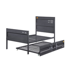 Gunmetal Full Platform Bed