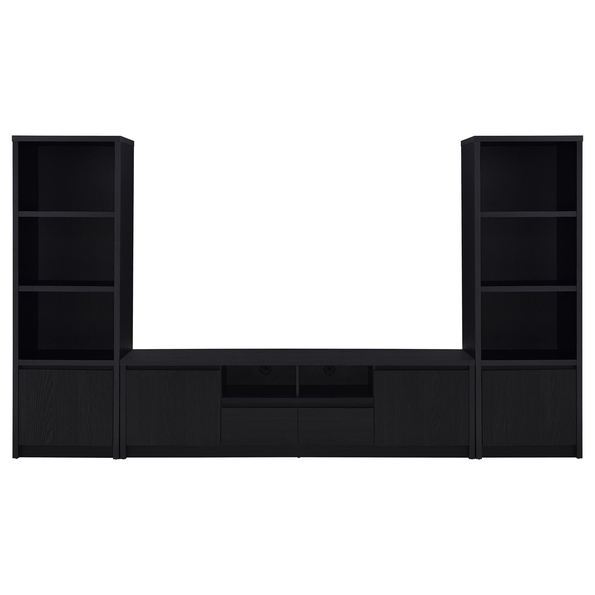 Sloat Black 3-piece Entertainment Center
